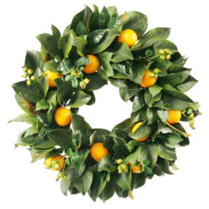 Lemon wreath