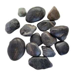 Black Polished Rocks