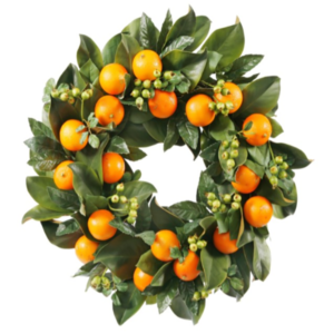 Orange Wreath 24"