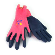 pink gloves